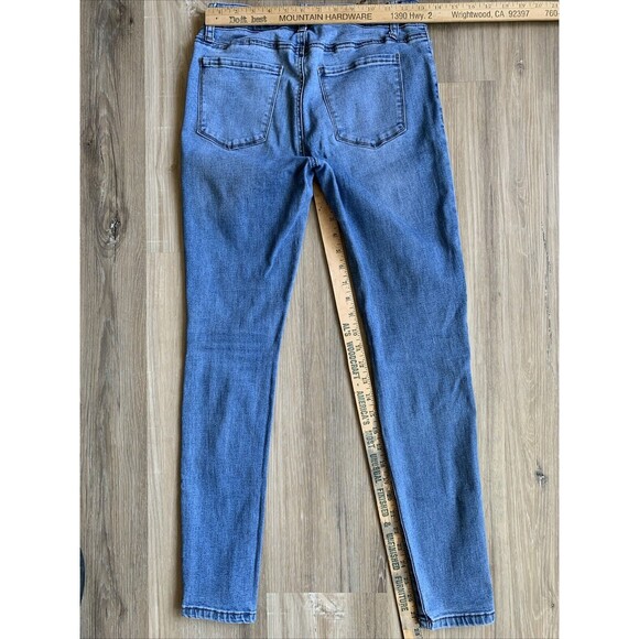 Satin Doll Faded Blue Jeans Size 2P Petite High Rise Skinny Stretch Bodycon - Picture 5 of 8